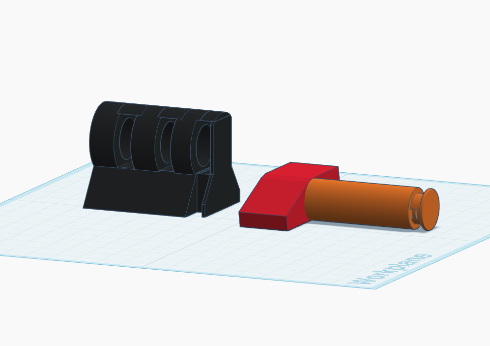 Image of the 3D model in the article showing a T-shaped key and holder